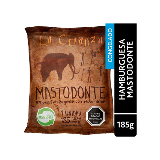 Hamburguesa La Crianza Mastodonte 185 Gr