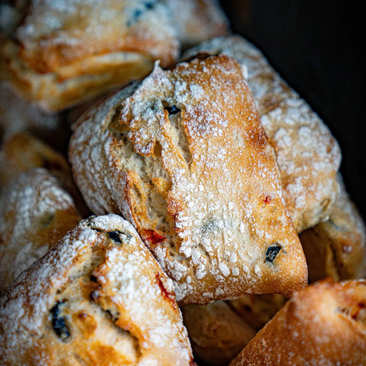 Ciabatta Morrón-Aceituna-Cebolla Masa Madre 1 Kilo